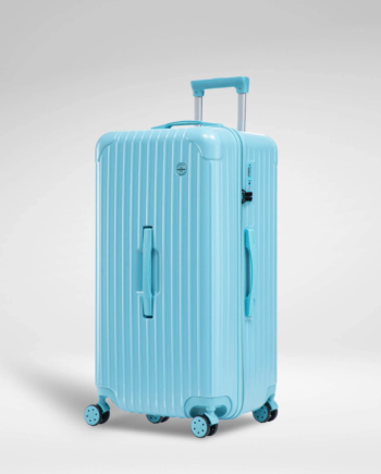 Multi-Stage Strong Retractable Handle ABS + PC Hard Case High Security Build in TSA Lock 360° Spinner Double Wheels System Phone Holder